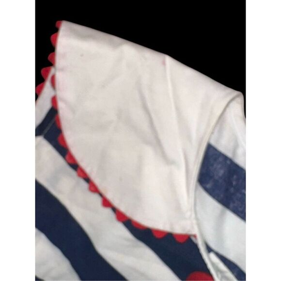 Beautiful JG Hook Girls Dress Vintage 1990 Special Occasion Red, blue and white - Picture 7 of 11